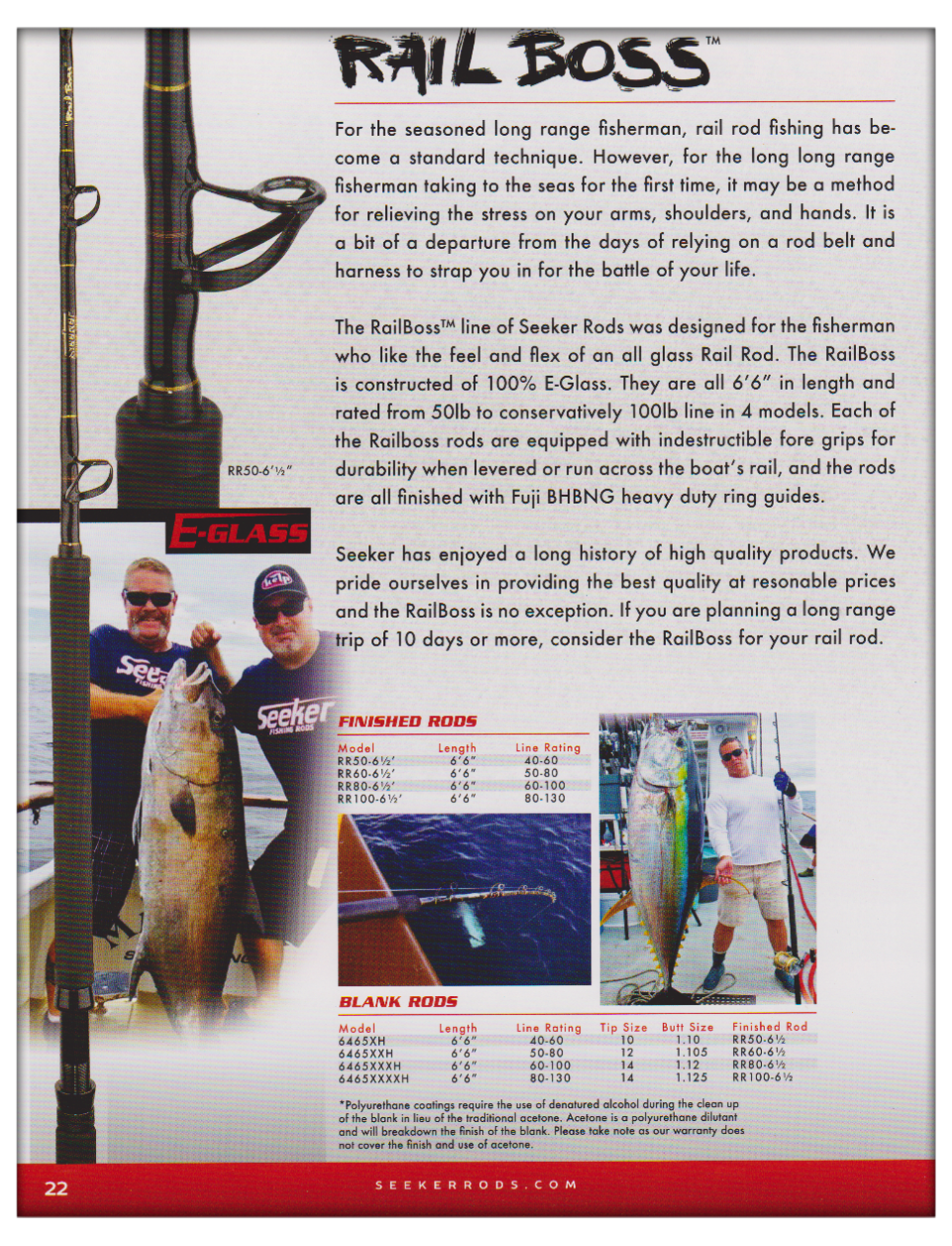 Seeker Rods Jim's Custom Fishing Rods 661 3500444