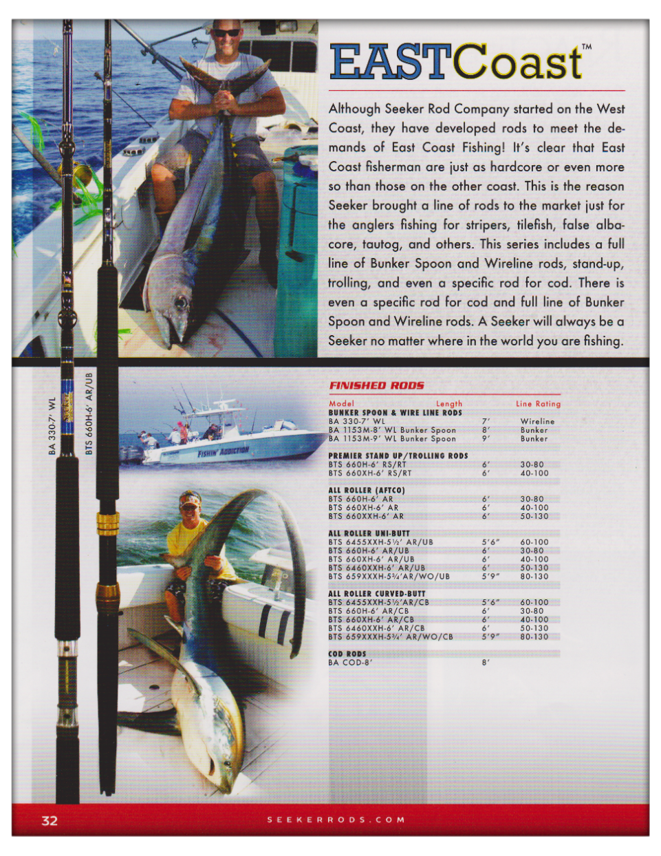 Seeker Rods Jim's Custom Fishing Rods 661 3500444