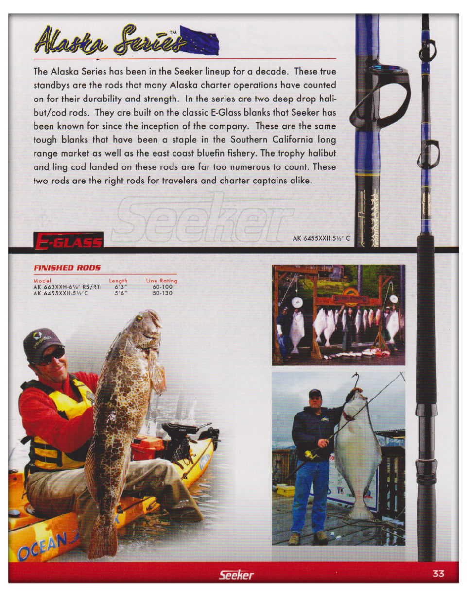 Seeker Rods Jim's Custom Fishing Rods 661 3500444