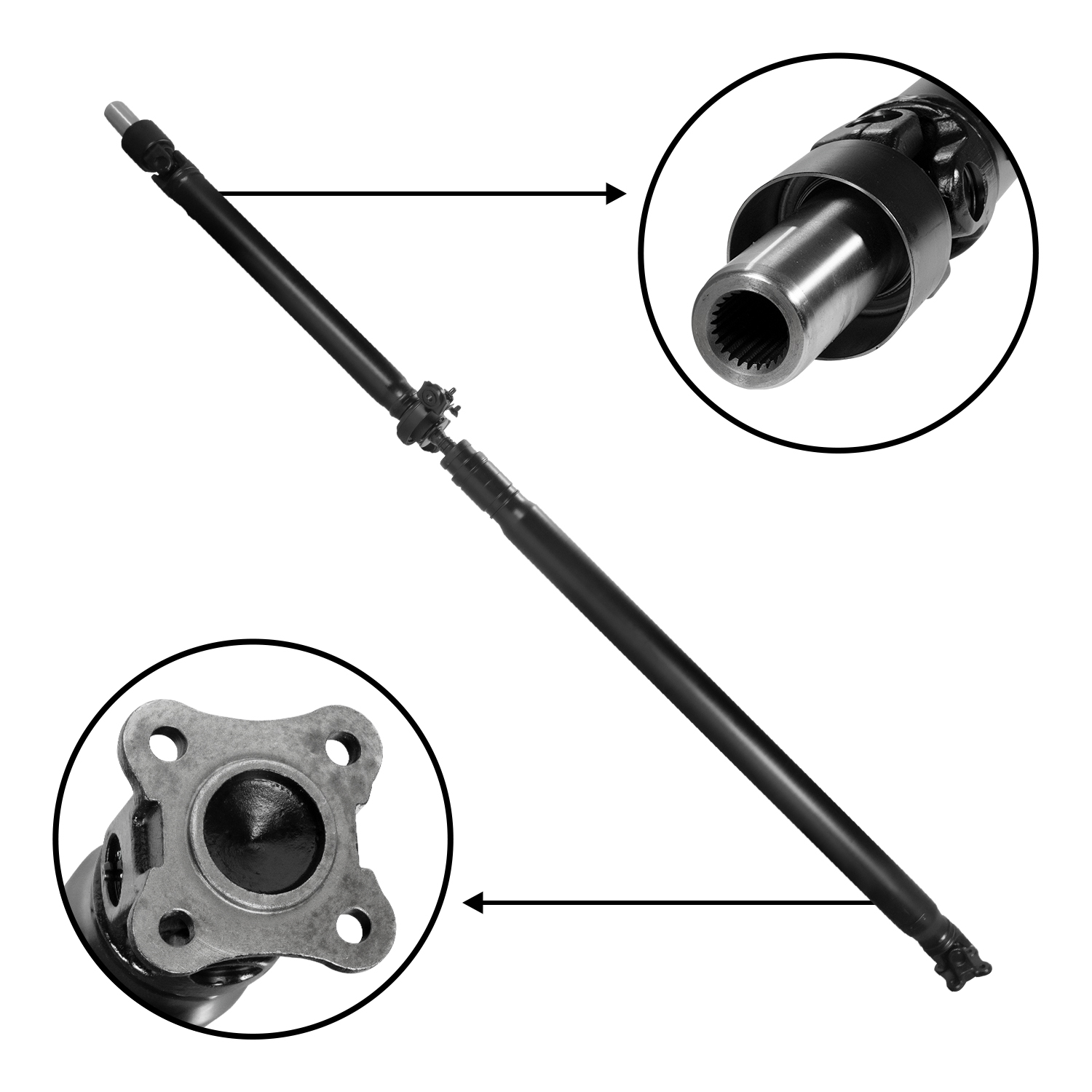 Rear Driveshaft Jeep Compass & Patriot, Dodge Caliber, 80″ Overall
