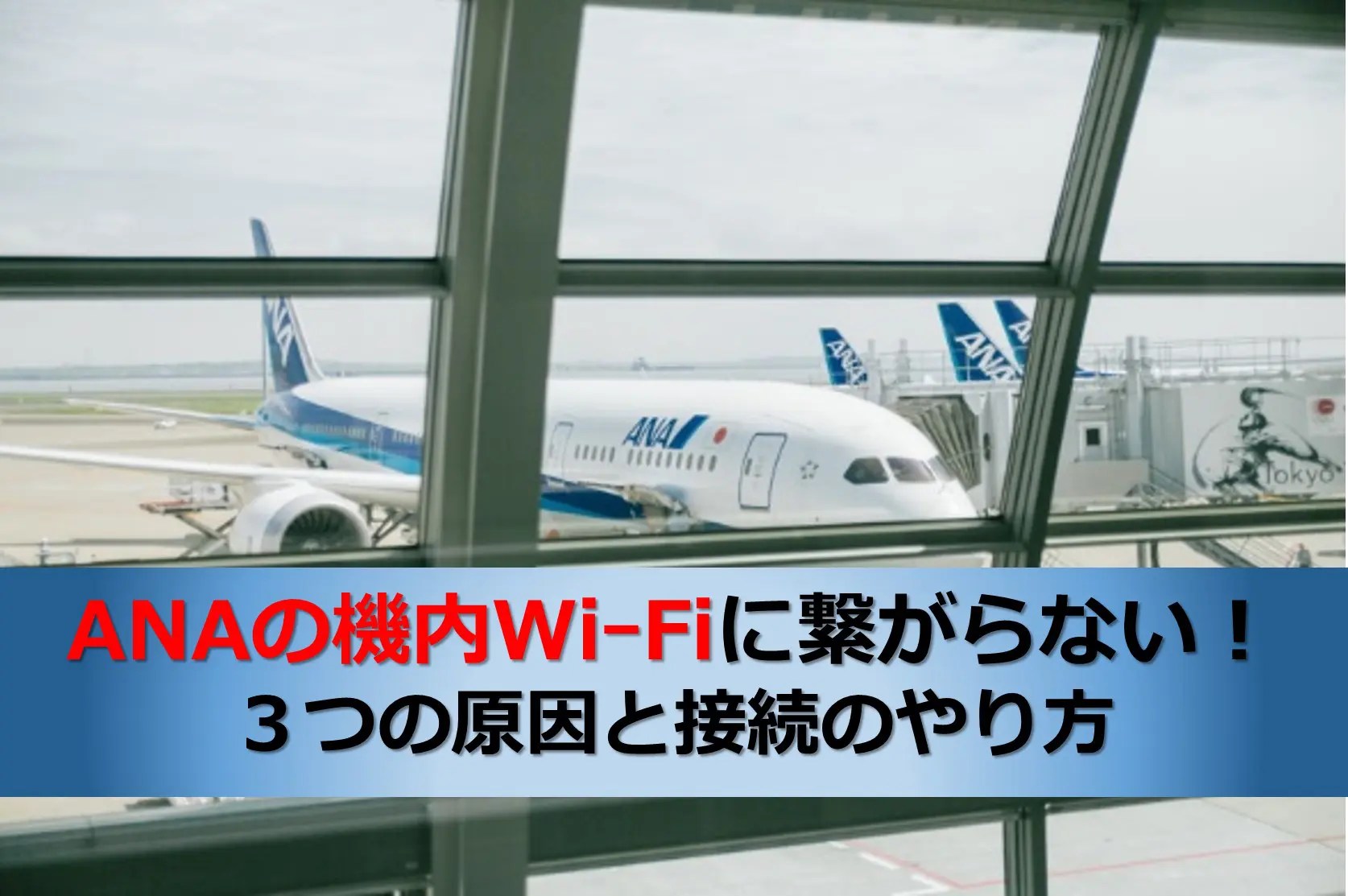 ANAの機内WiFiに繋がらない！3つの原因と接続のやり方 Pleiades星Jin