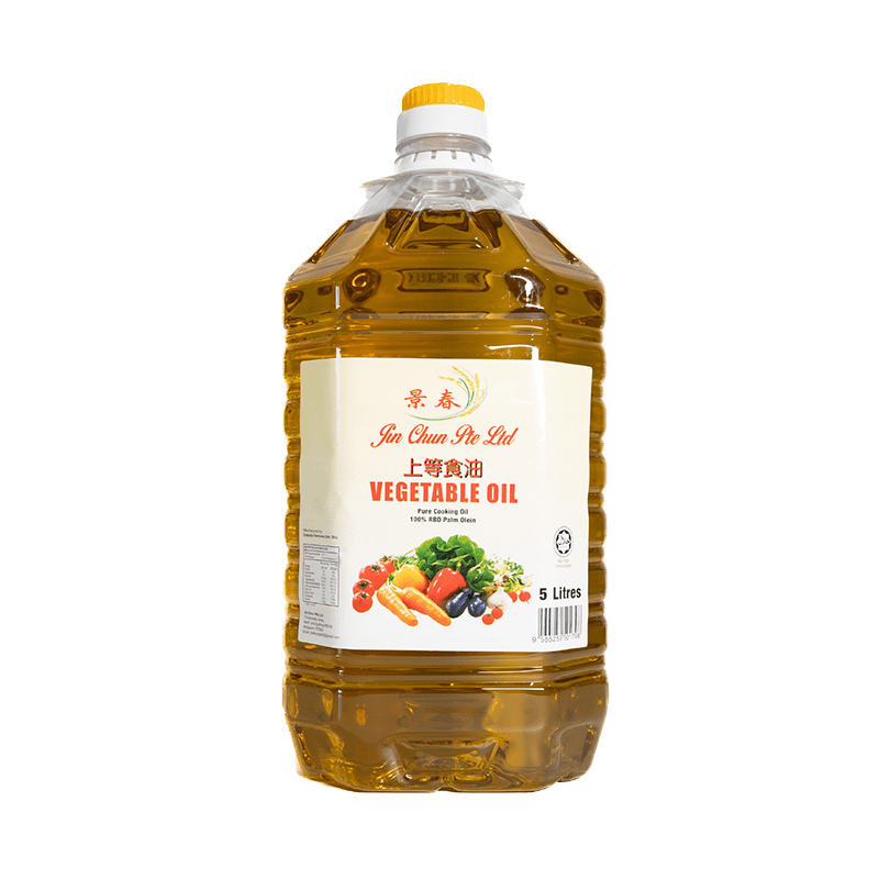 VEGETABLE COOKING OIL 5L (BTL) 食油 (5LTR 桶） JinChun Dry Foods