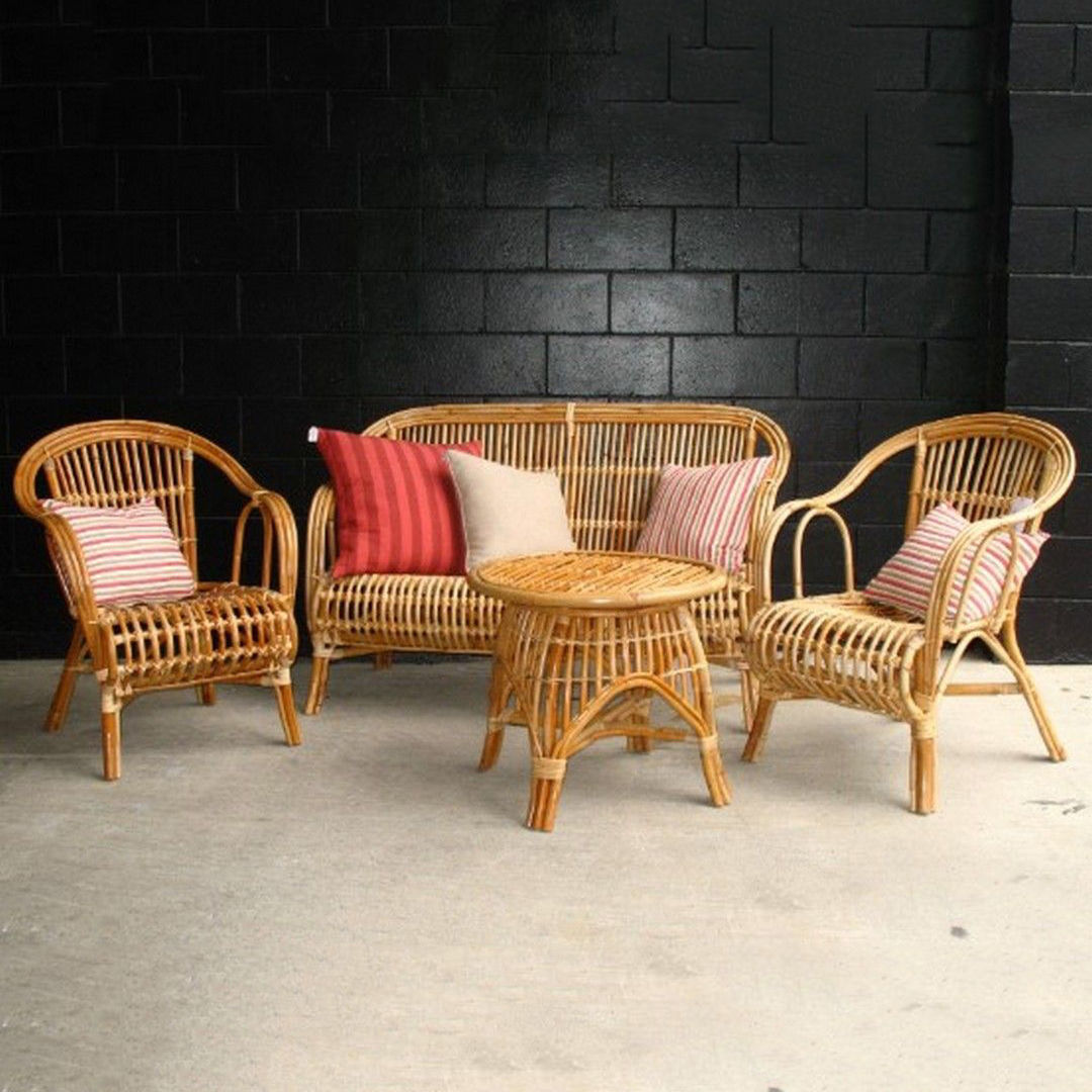 Jiomee Cane Sofa Set