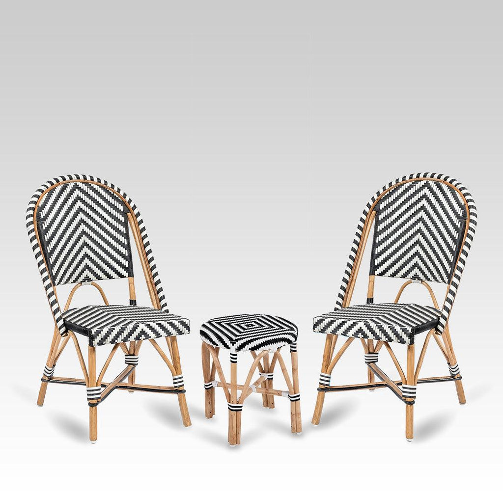 Jiomee Cane Chairs and Table Perfect for any Cafe Colour & Size can