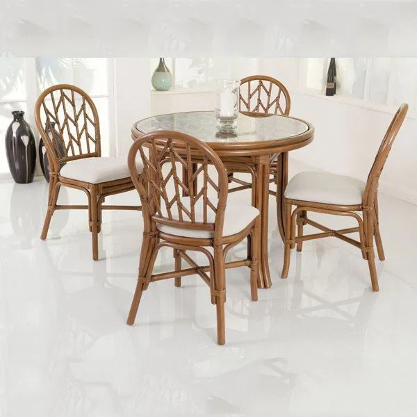 Emperor Cane Dining Set (4+1)