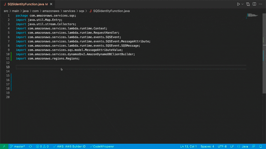 AI 코딩 동료 Amazon CodeWhisperer 정식 출시 개인용 무료 제공 지락문화예술공작단