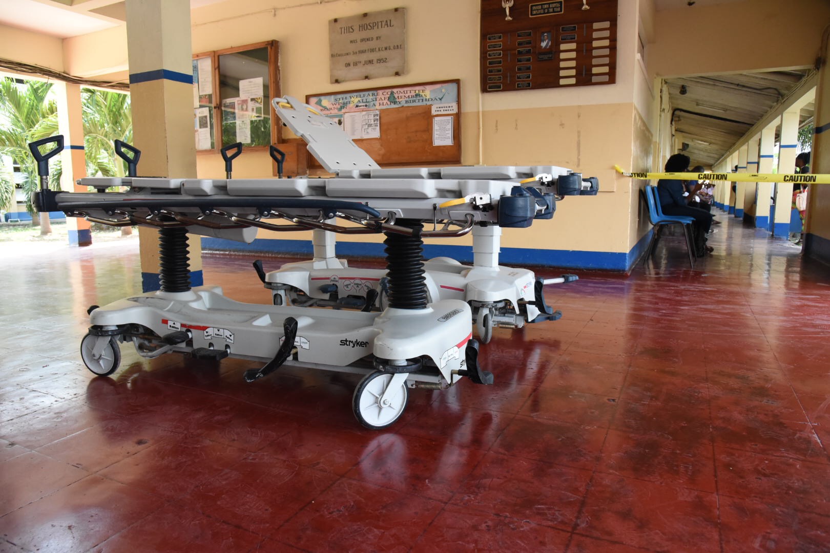 Spanish Town Hospital and Infirmary Receive Stretchers Jamaica