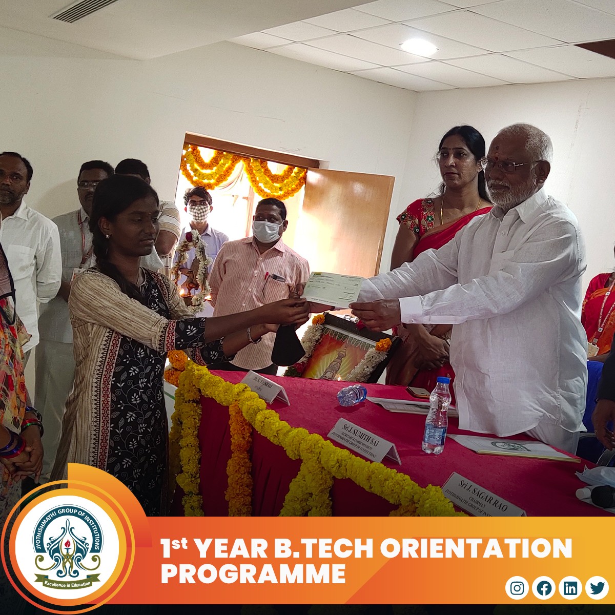 1st Year B.Tech Orientation Programme Best Engineering Colleges in