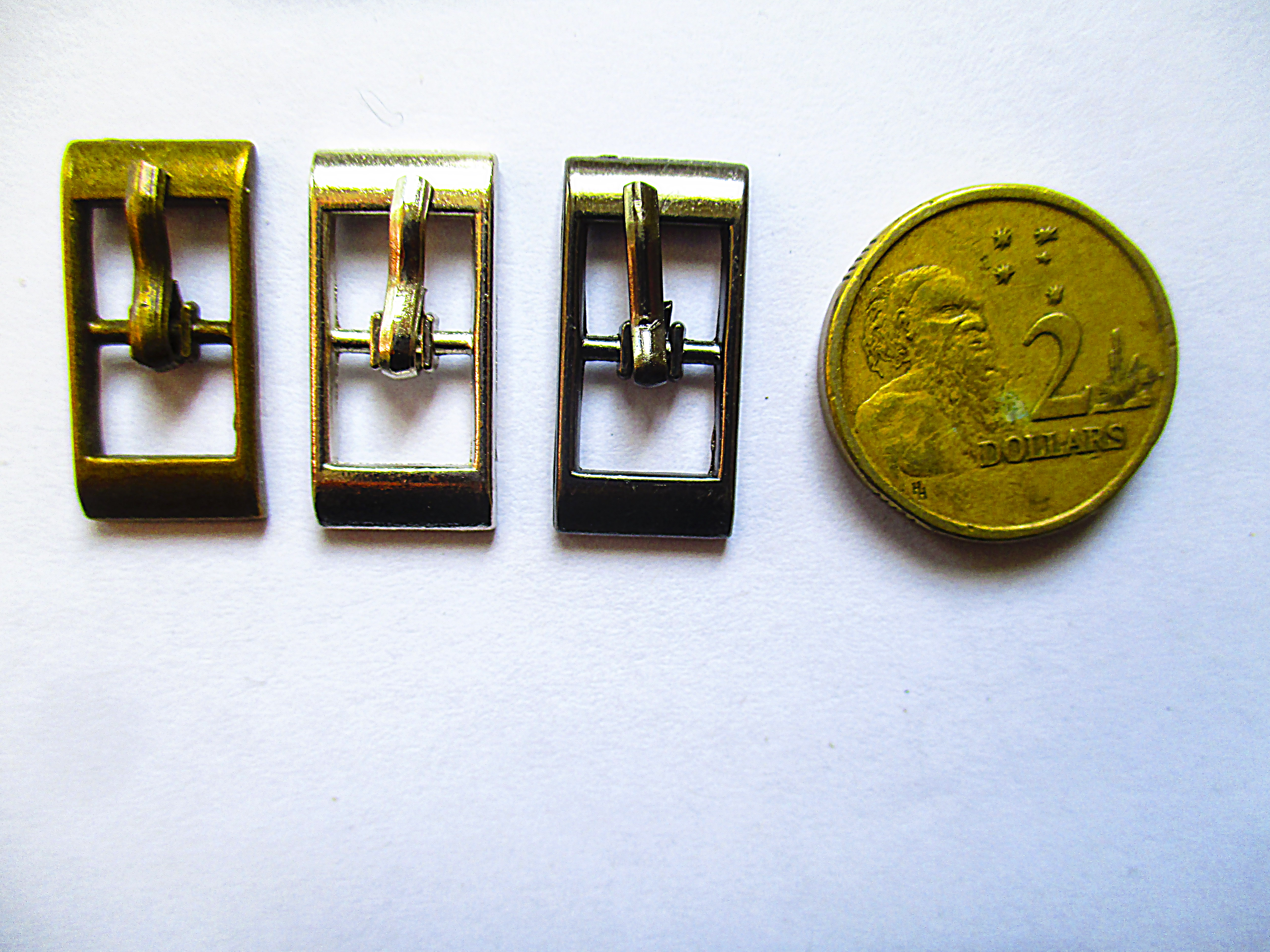 Small Buckles for straps 8mm wide Jaszitup leather accents