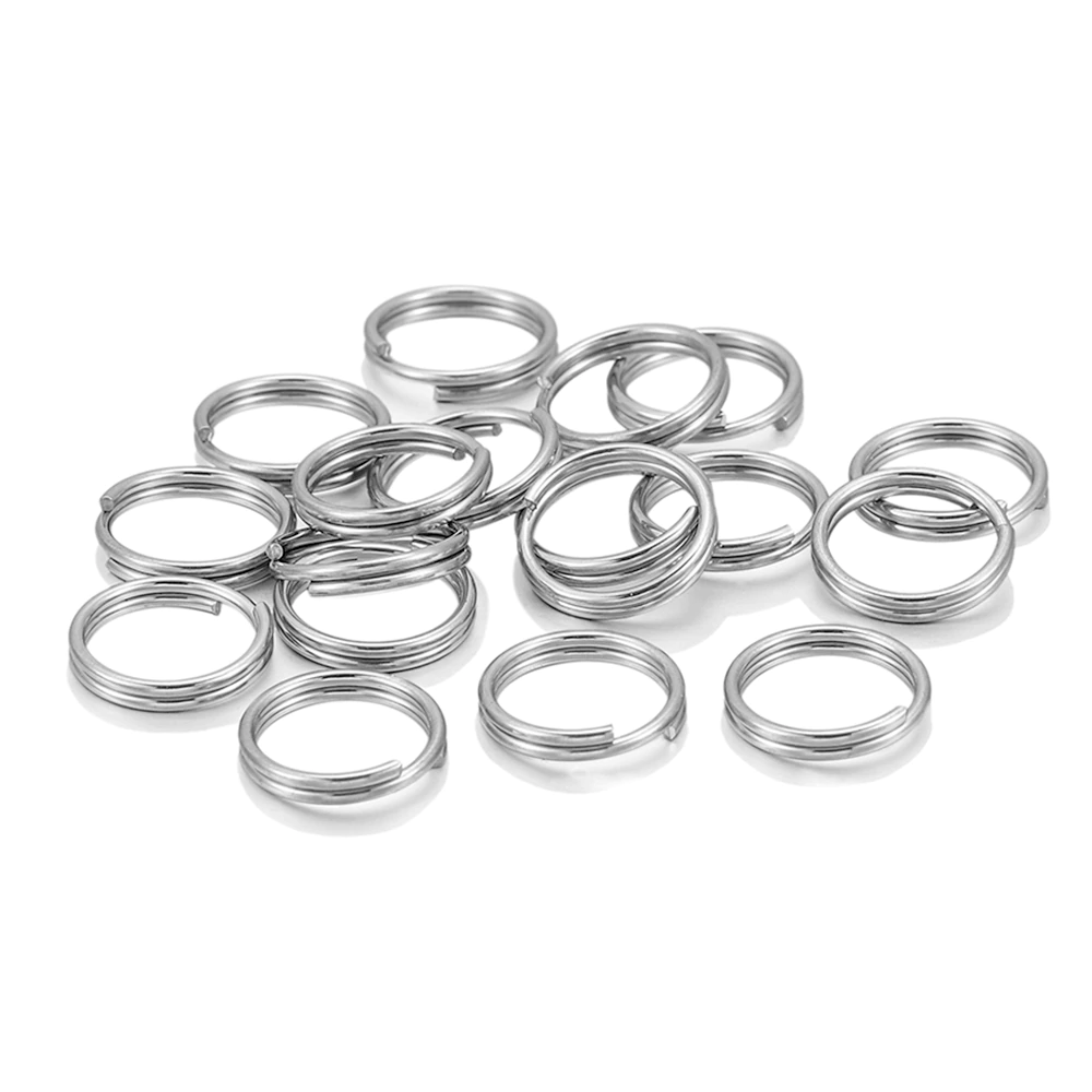 Small Stainless Steel Split Key Rings 12mm diameter, pkt 20 Jaszit