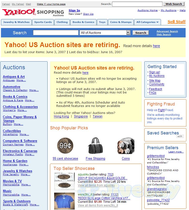 Yahoo! Auctions — Attachment — Jive Bay