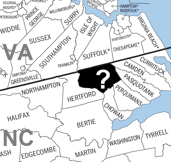 Gates County disappears from Google Maps Jivewater News