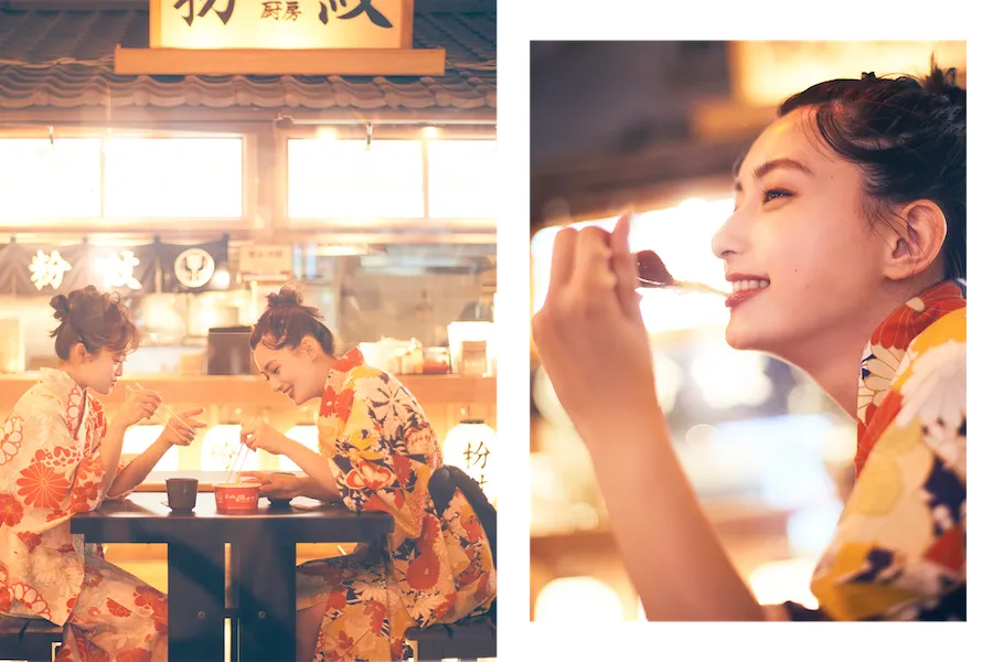 可愛い浴衣と残す夏の思い出 「東京お台場 大江戸温泉物語」【館内編】 JJ