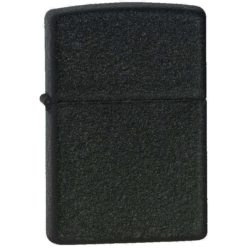 Zippo Lighter Classic Black Crackle JJ Cale