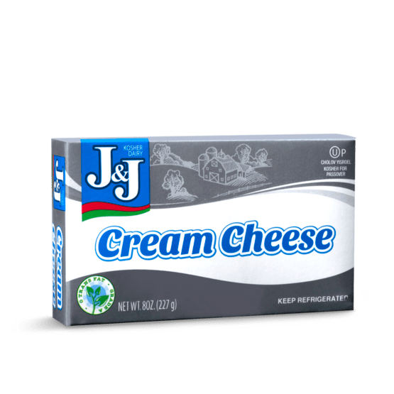 J&J Dairy Whipped Plain Cream Cheese, 8 Oz.