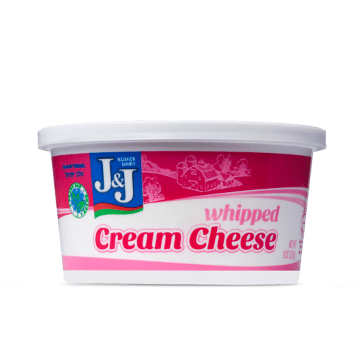 J&J Dairy Whipped Light Cream Cheese, 8 Oz.