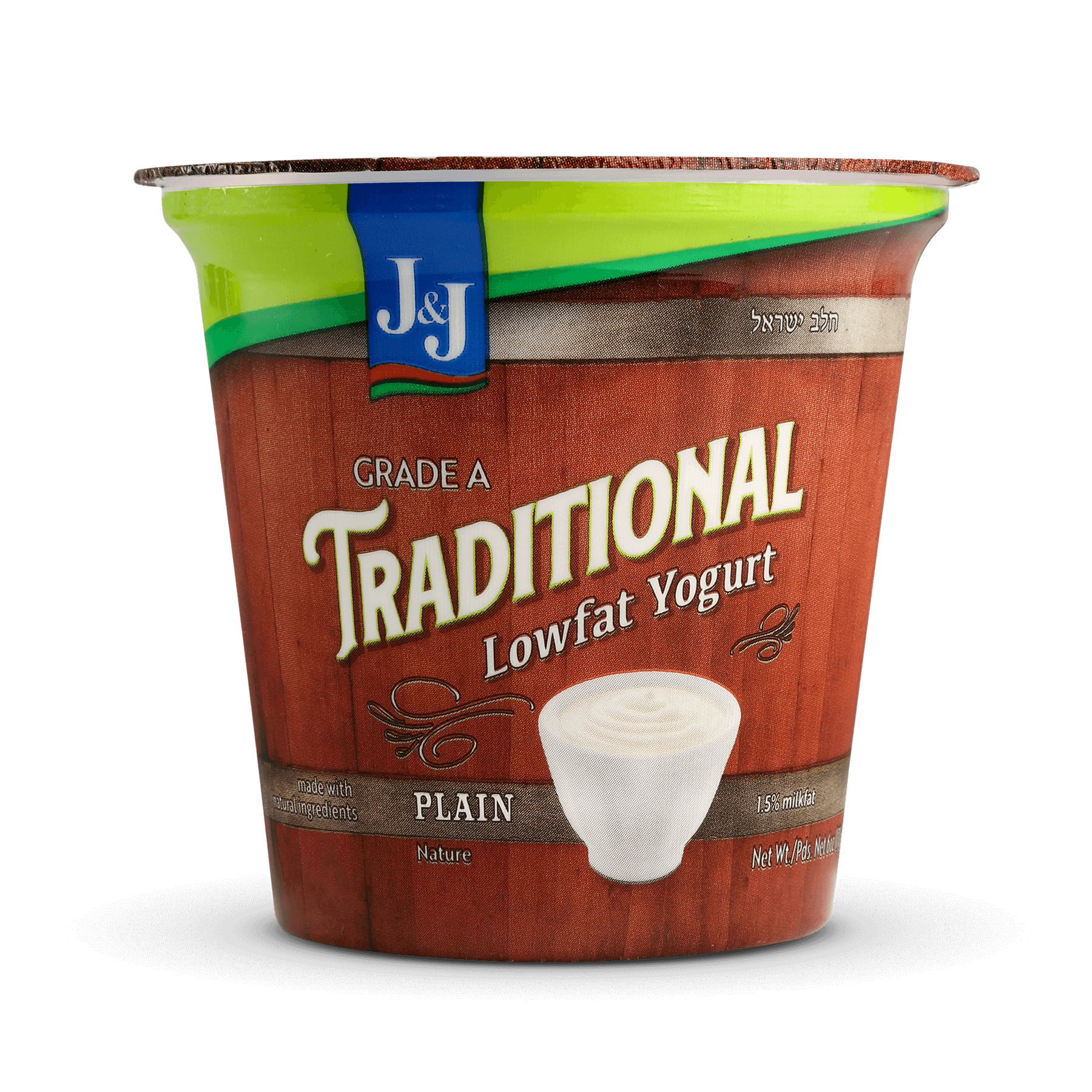 J&J Dairy Vanilla Traditional Lowfat Yogurt, 6 Oz.