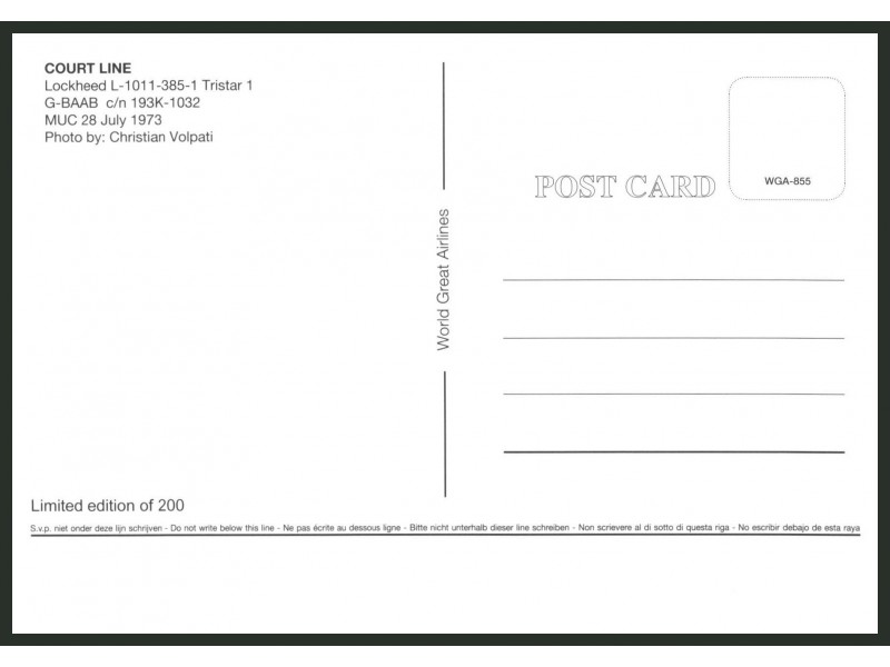 Postcard Court Line, TriStar