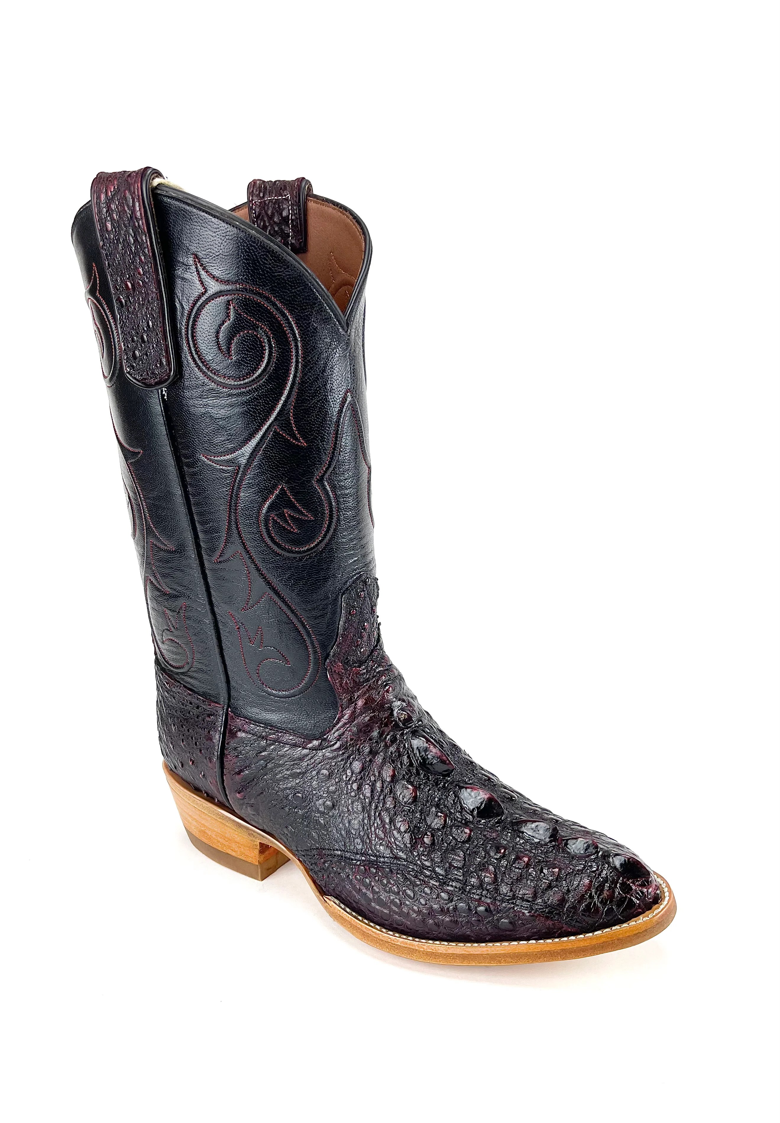 Limited Black Cherry Snapping Turtle Boots J&J Specialty Boot Co.