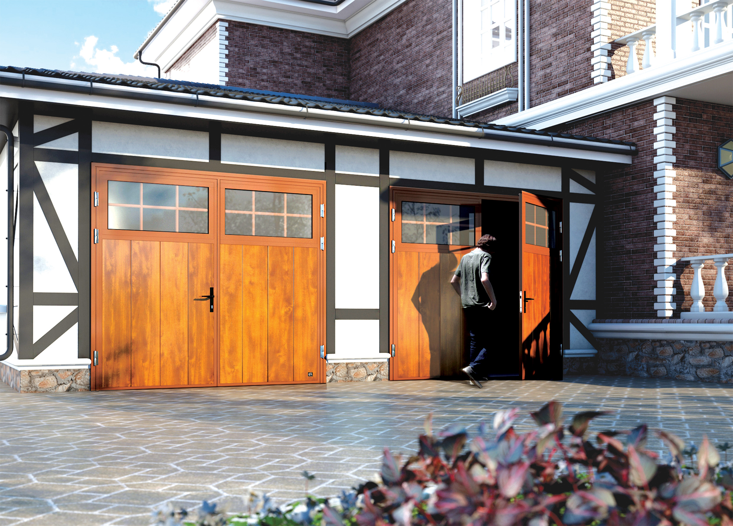 Side Hinged Garage Doors HighSecurity Doors and Garage Doors