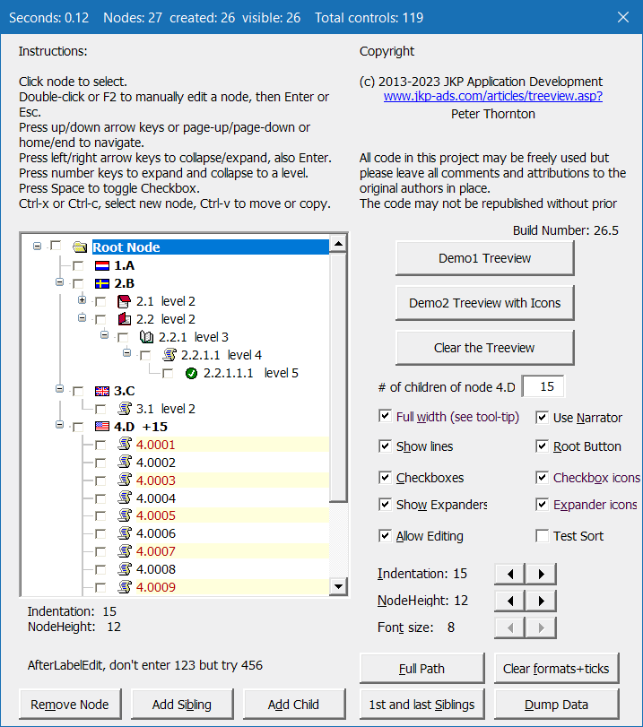 Excel, Access An MSForms (all VBA) treeview