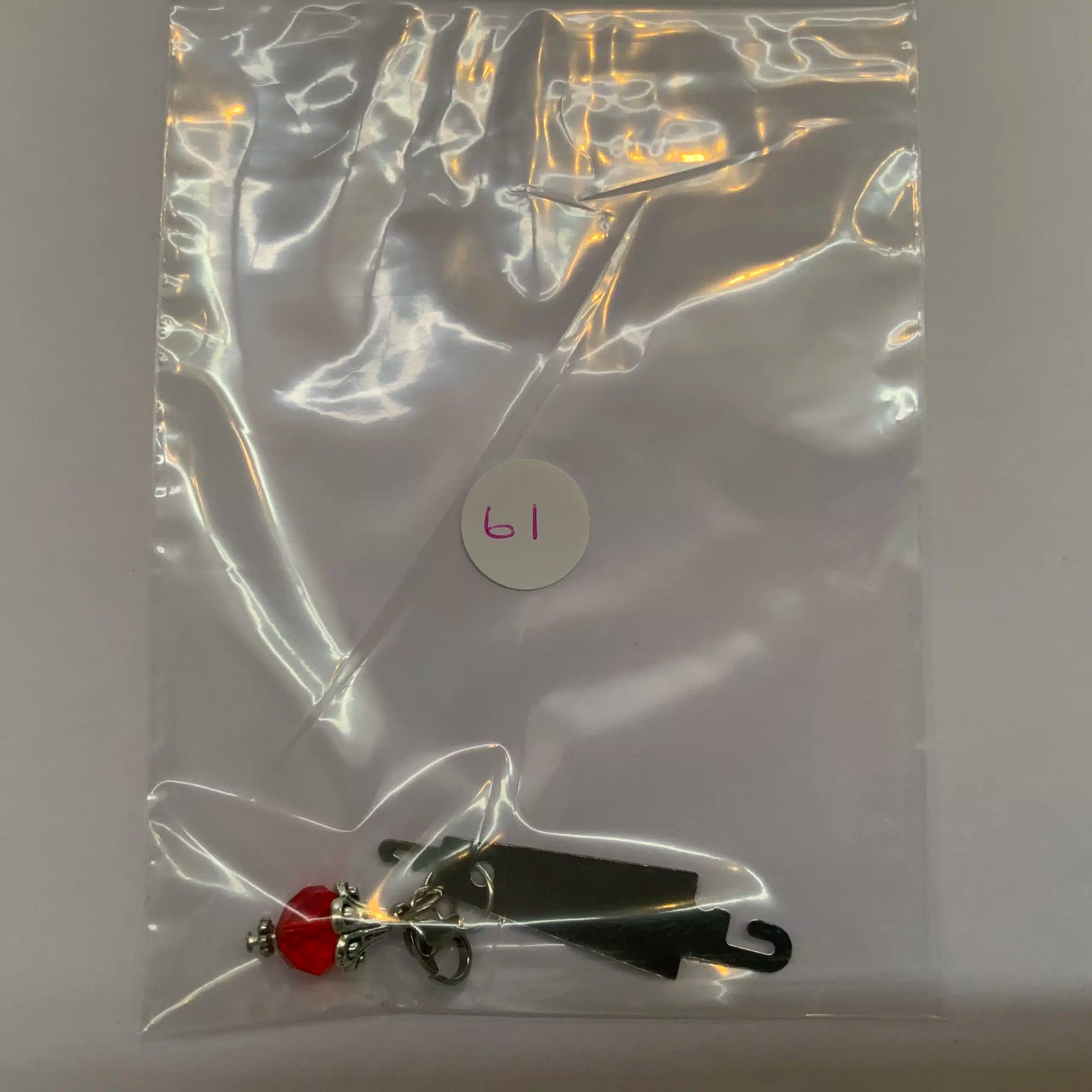 Hook Needle Threader with Gem Design 61 JK's Cross Stitch Supplies