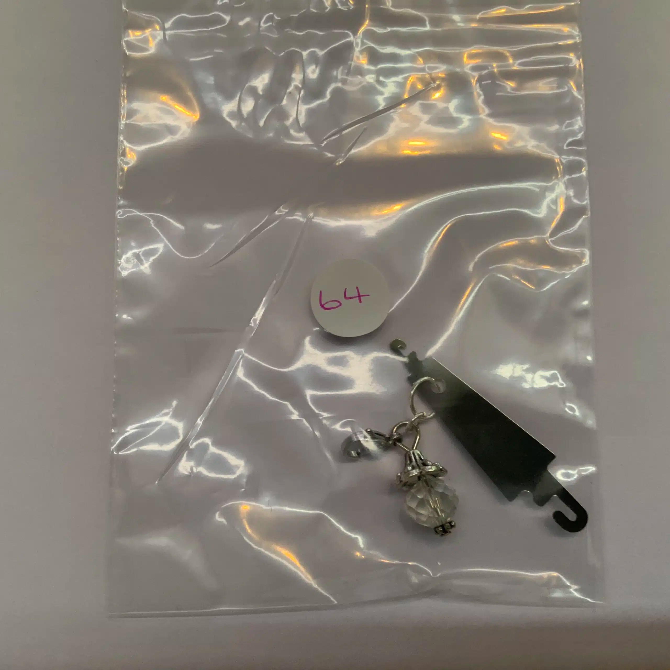 Hook Needle Threader with Gem Design 64 JK's Cross Stitch Supplies