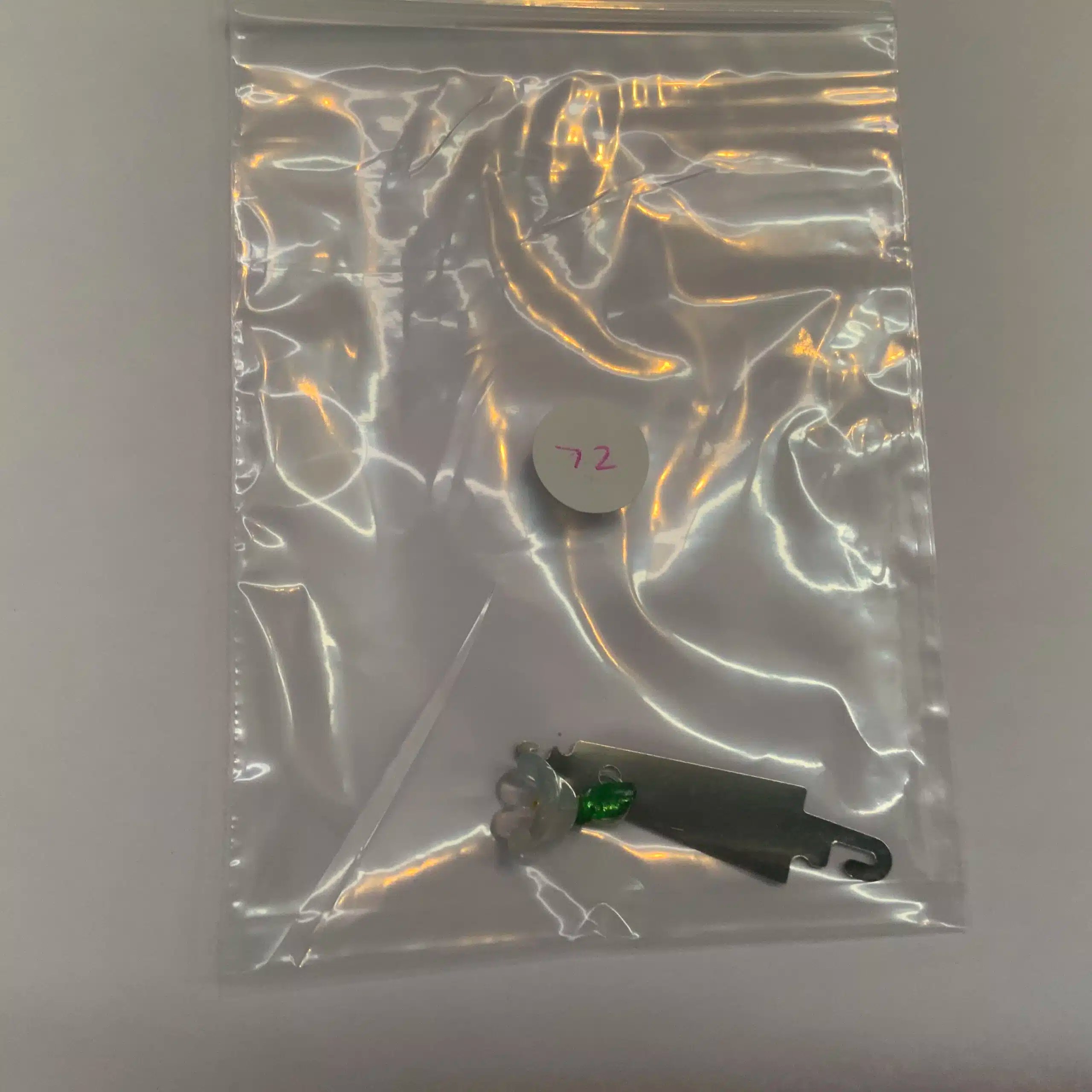 Hook Needle Threader with Gem Design 72 JK's Cross Stitch Supplies