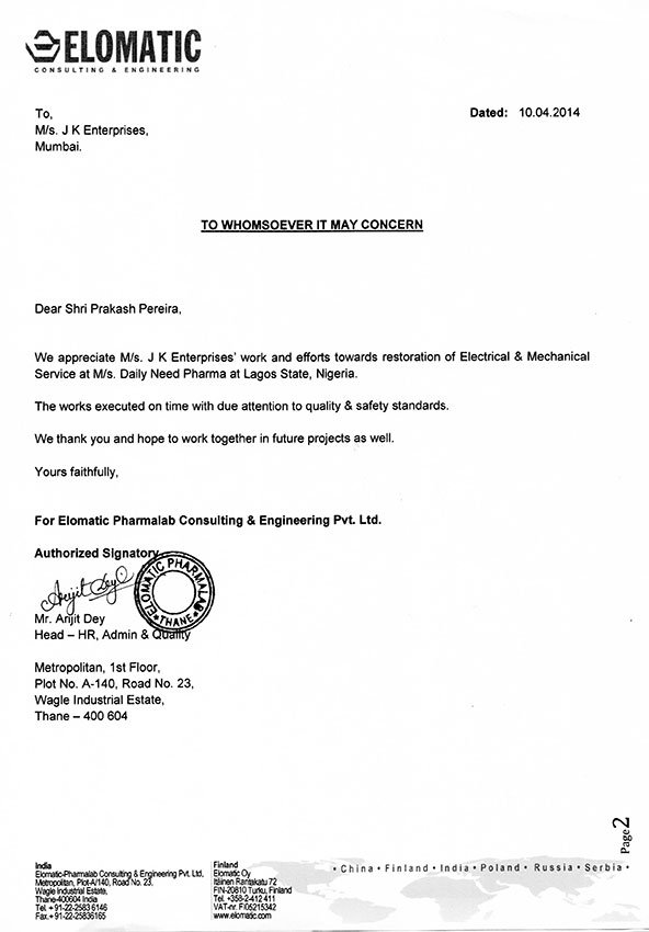 JK Tech Mech Company Details & Certification