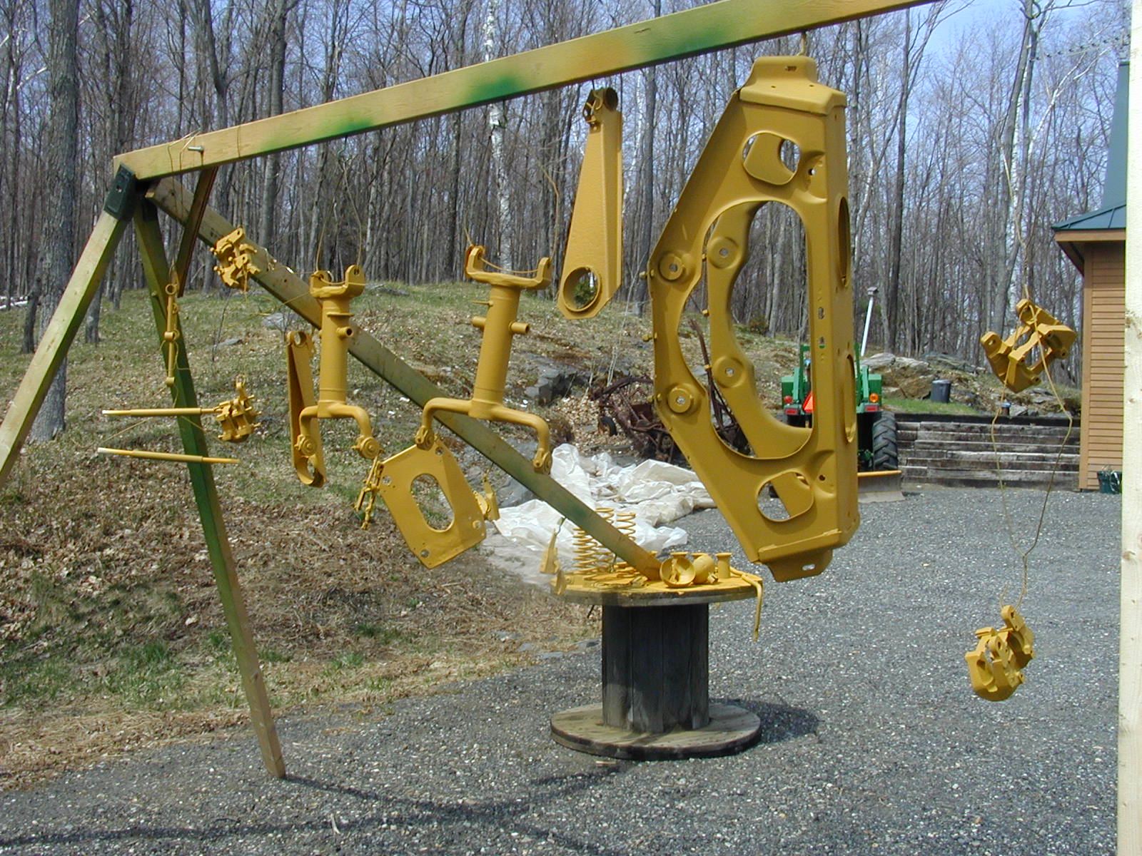 Hanging suspension parts for painting EType Jaglovers Forums