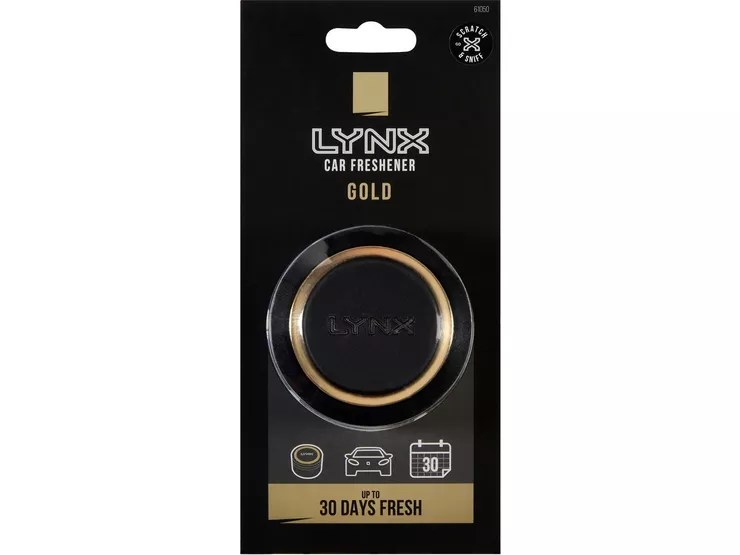 Lynx Gel Can Car Freshener Gold