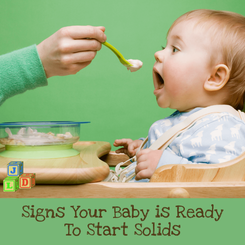 Signs Your Baby is Ready To Start Solids JLD Therapy