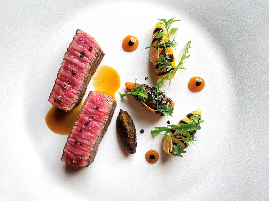 Japanese Wagyu beef menu created by top chefs in France3 Japan