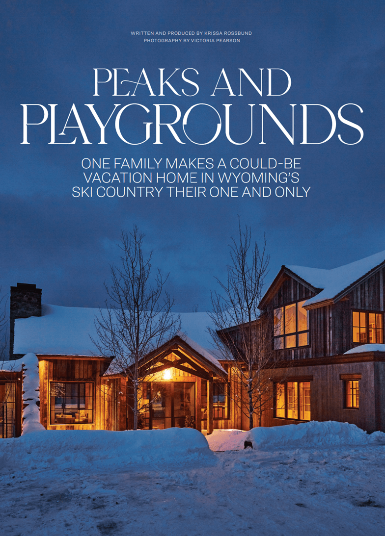 FEATURED HOME ASPEN MEADOWS JLF Architects Jackson, WY