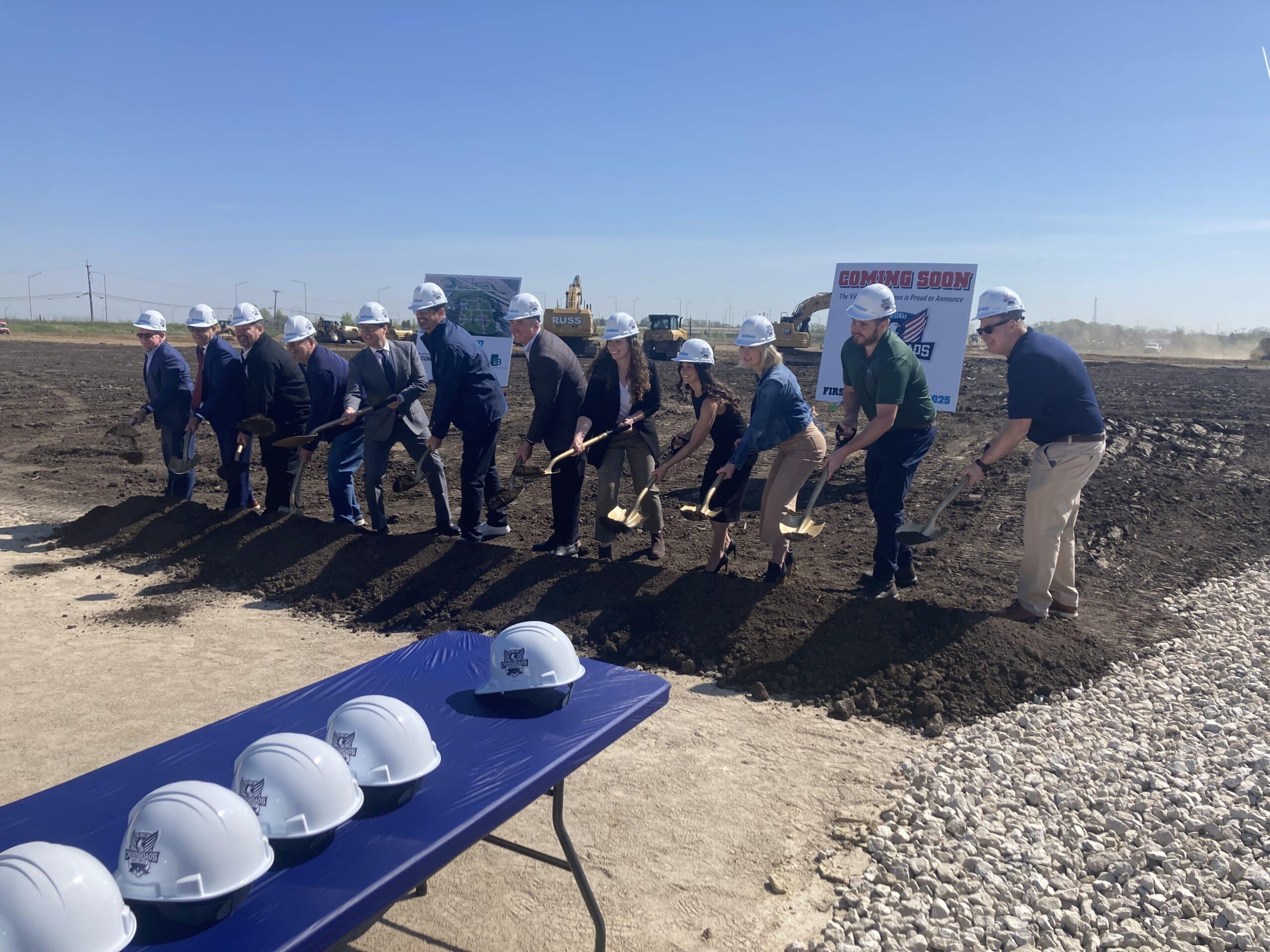 New Lenox Crossroads Sports Complex Groundbreaking JLG Architects