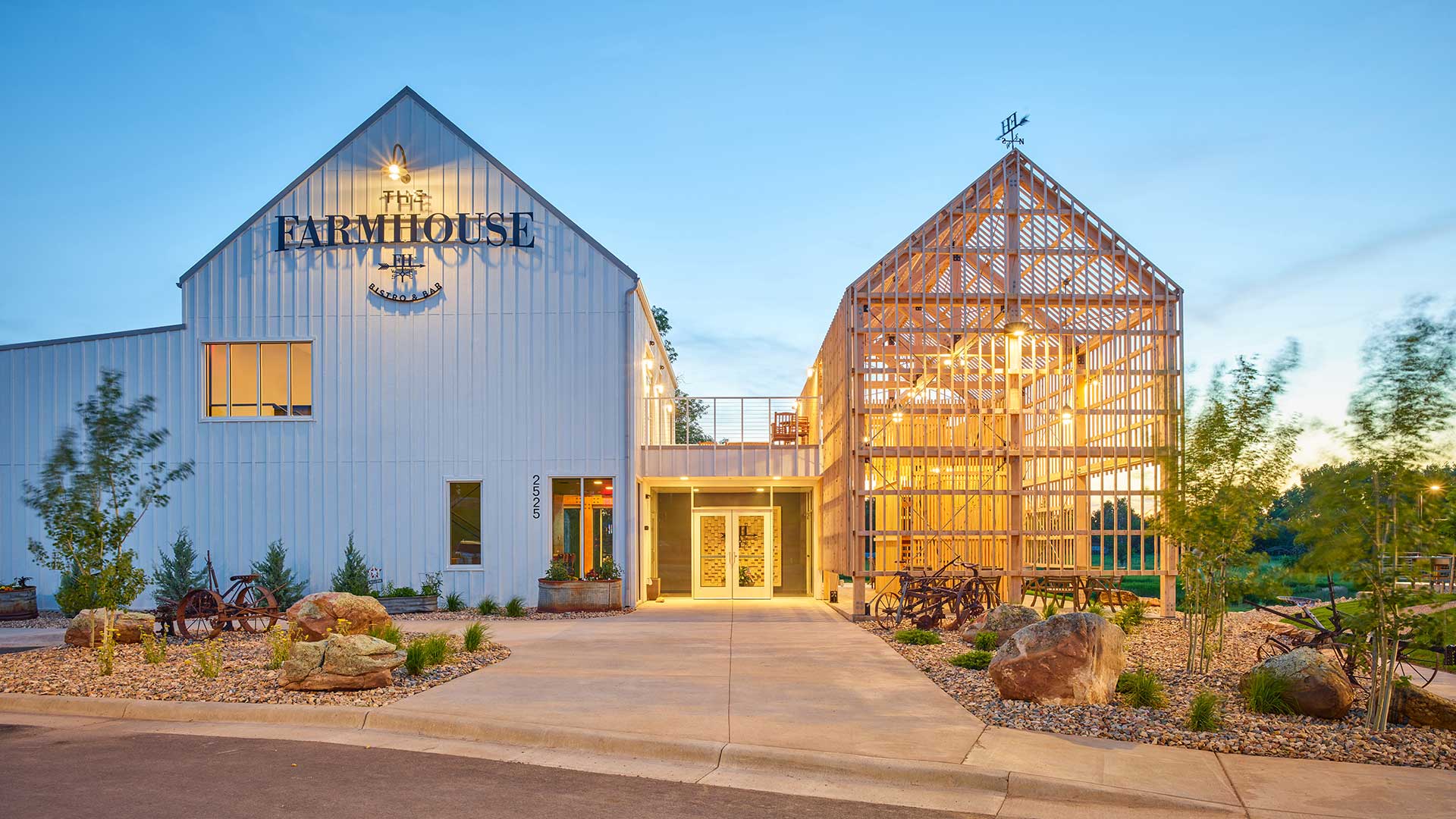 The Farmhouse Bistro, Bar & Backyard JLG Architects