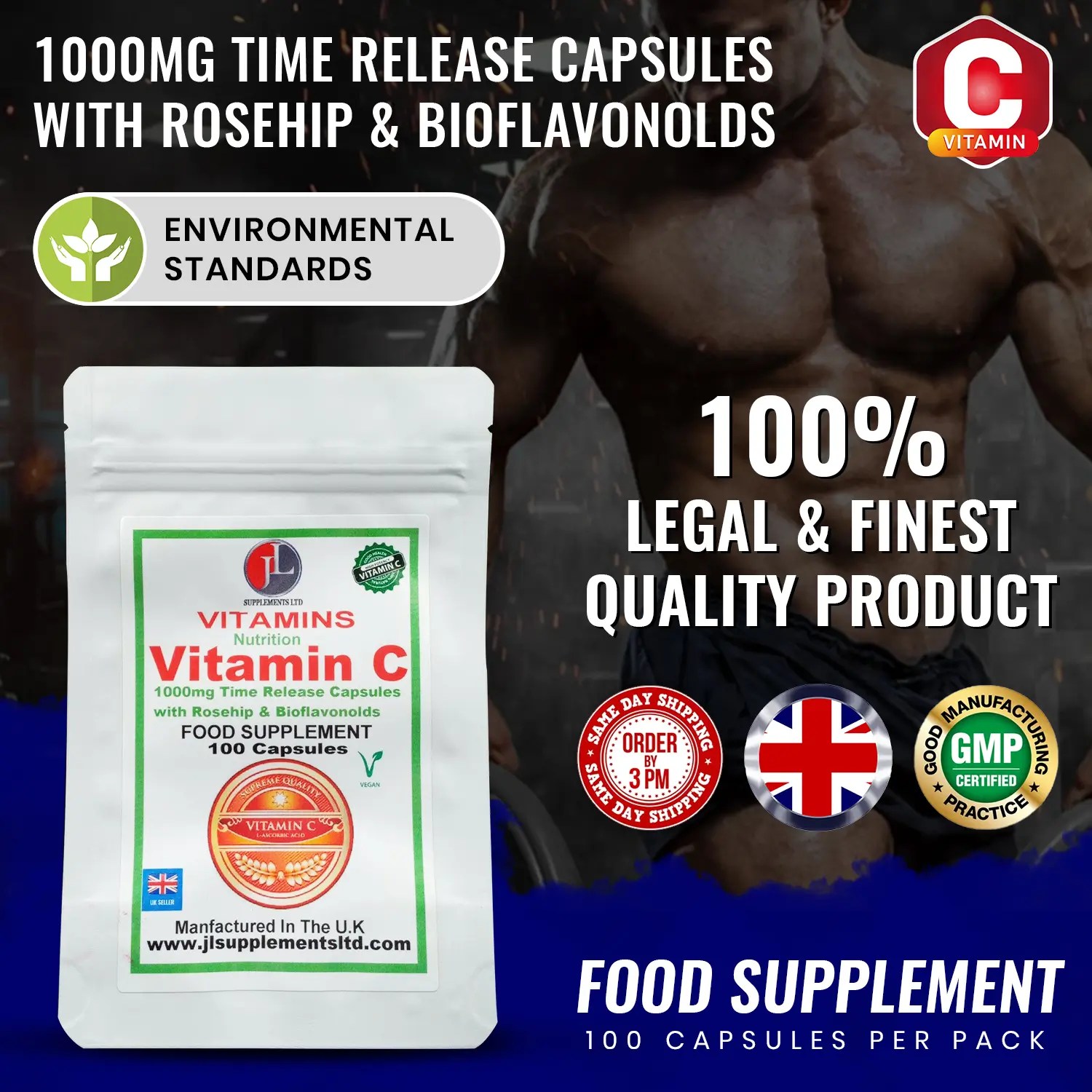 VITAMIN C SLOW TIME RELEASE CAPSULES IMMUNE BOOSTER (Ascorbic Acid