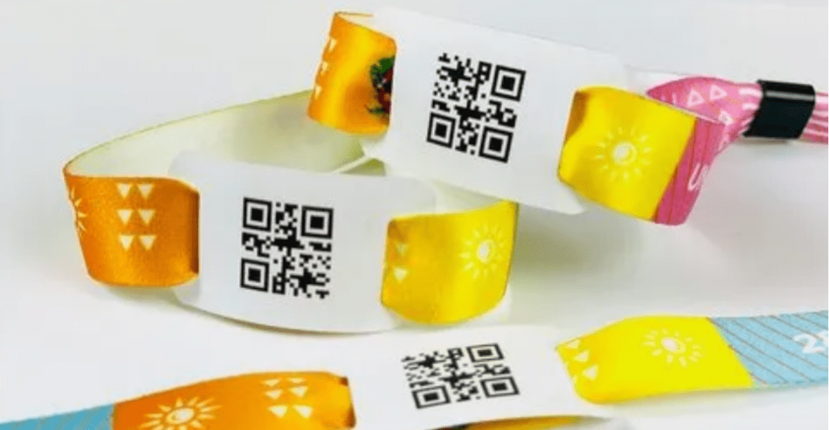 Wristband With QR Code Unlocking Multiple Uses with Simple Technology JLTcard