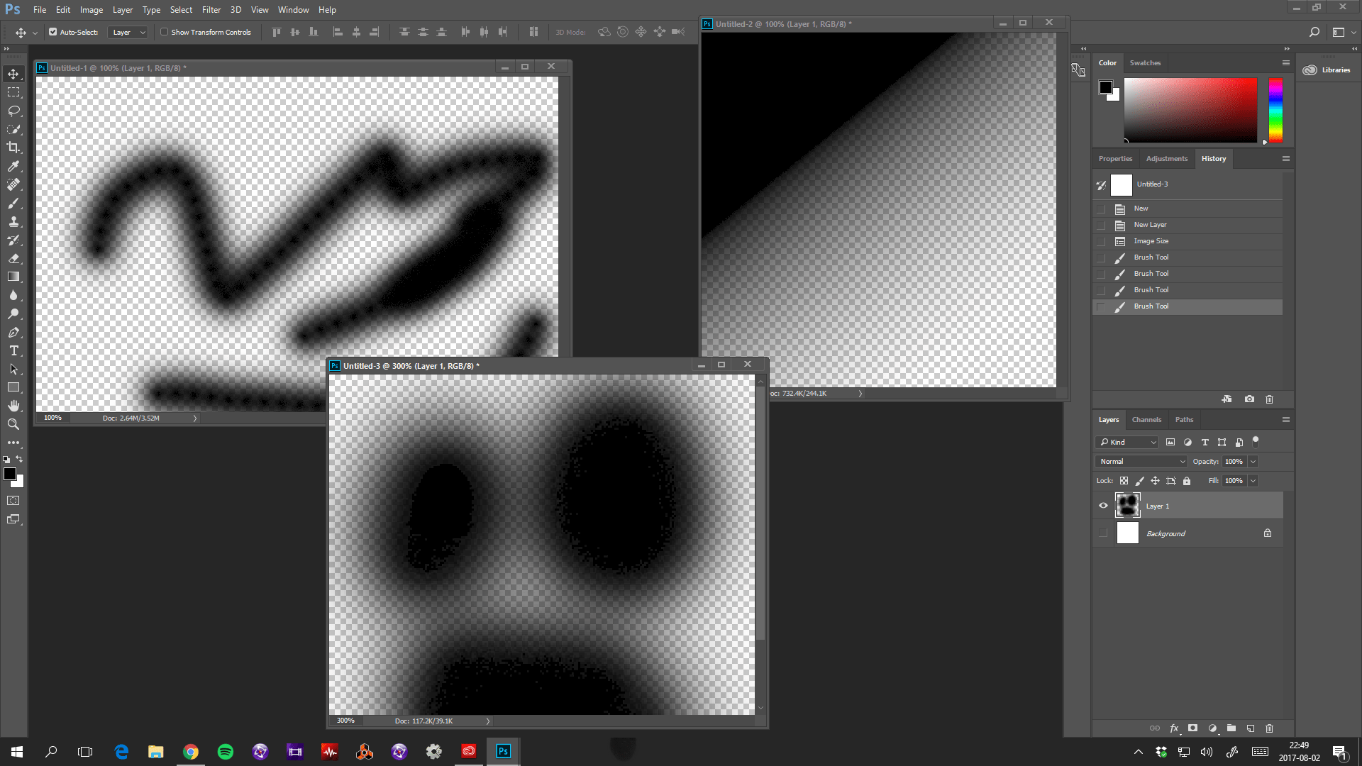 Solved Suddenly brushes and gradients are very pixelated Adobe