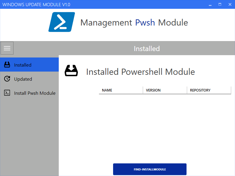 Manage PowerShell Module GetPowerShell