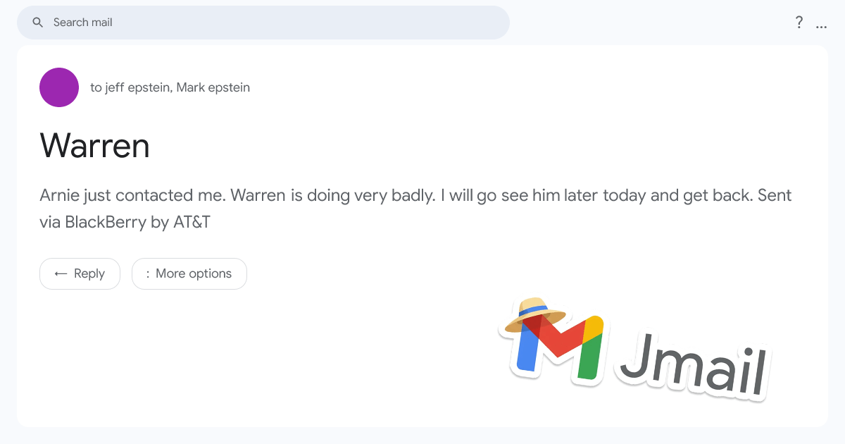 : Warren — Epstein Emails