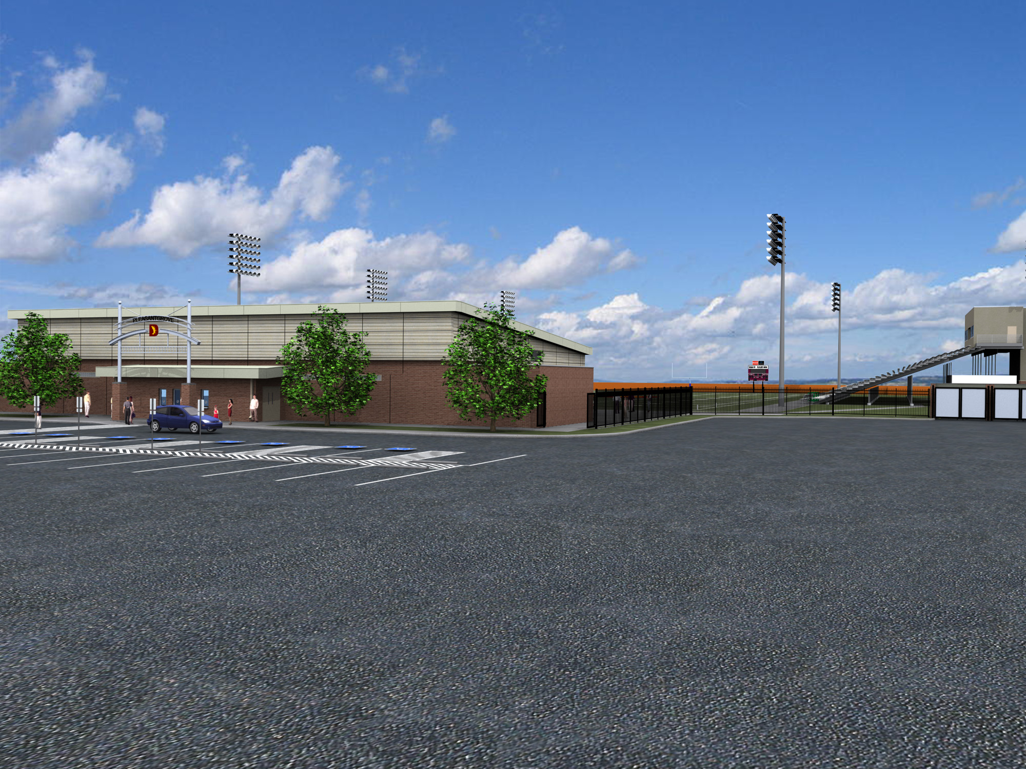 DALLAS INDEPENDENT SCHOOL DISTRICT PLEASANT GROVE STADIUM COMPLEX JMA