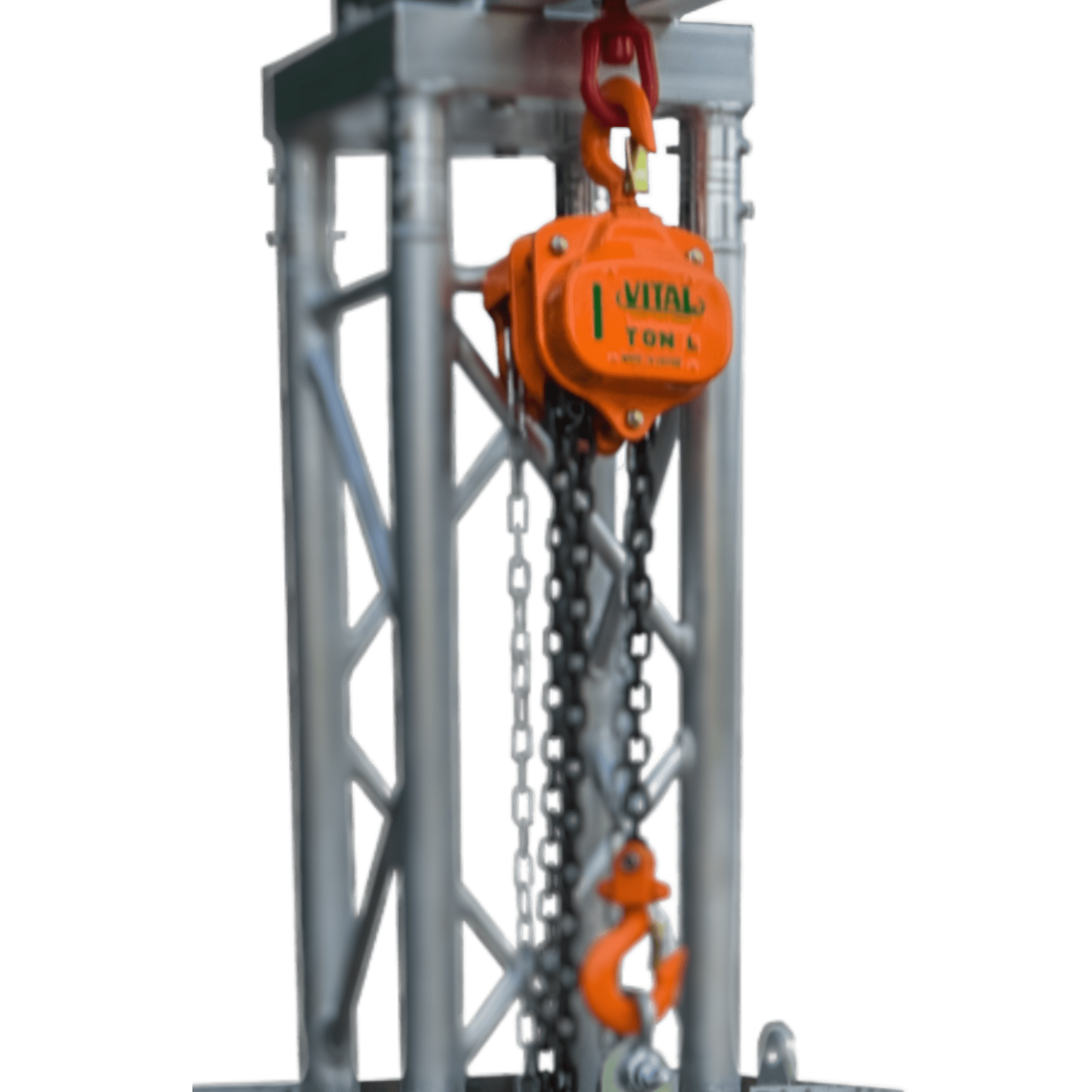 Manual Chain Hoist (1 Ton Rated - 20 Foot) - JMAZ Lighting