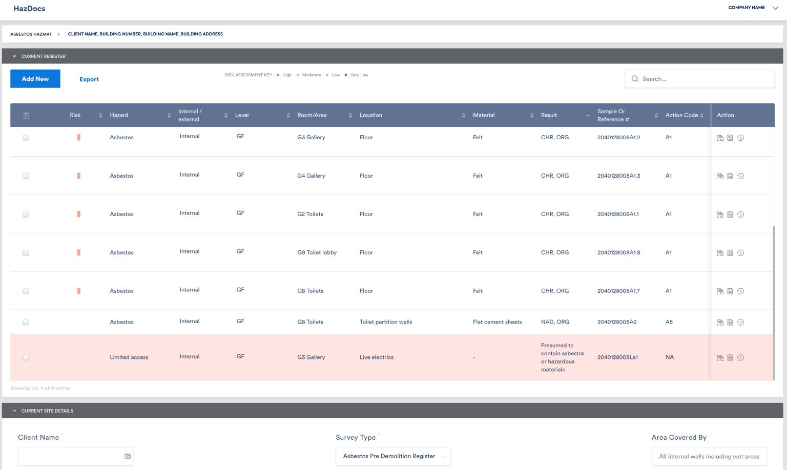 HOW ACCURATE ARE YOUR ASBESTOS REGISTERS? JMB Environmental Consulting
