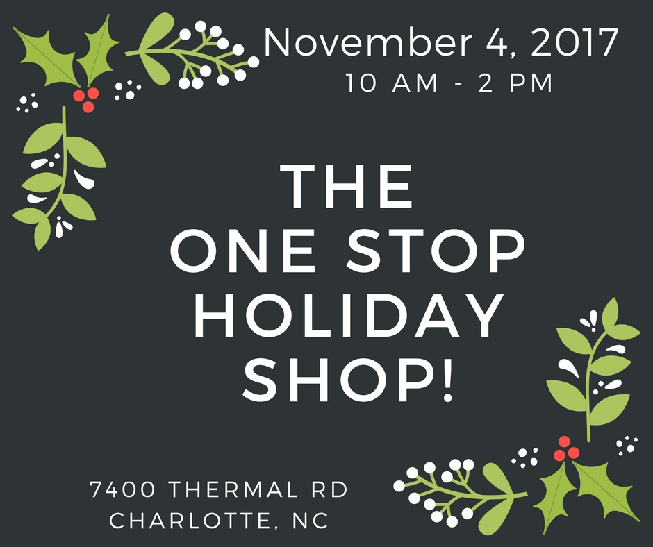 See You at The One Stop Holiday Shop in Charlotte, NC