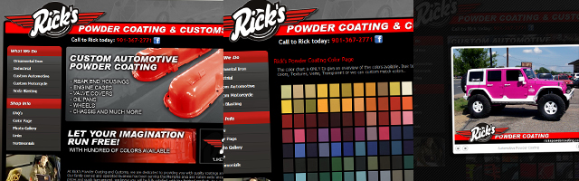 Portfolio of J.M. Curry, Freelance Web Designer Memphis, TN North, Ms