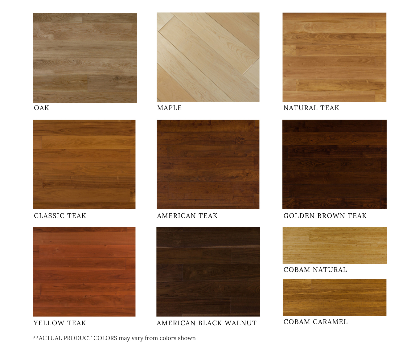 Solid Hardwood JME Supreme Wood