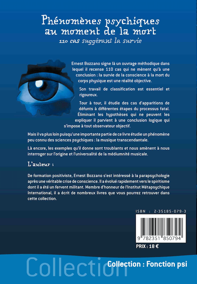 Phénomènes psychiques au moment de la mort JMG Editions