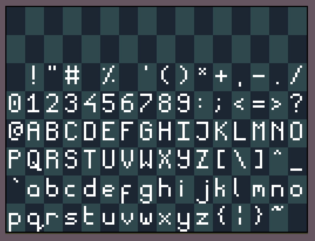 bitmap font renderer Jazz Mickle Blog