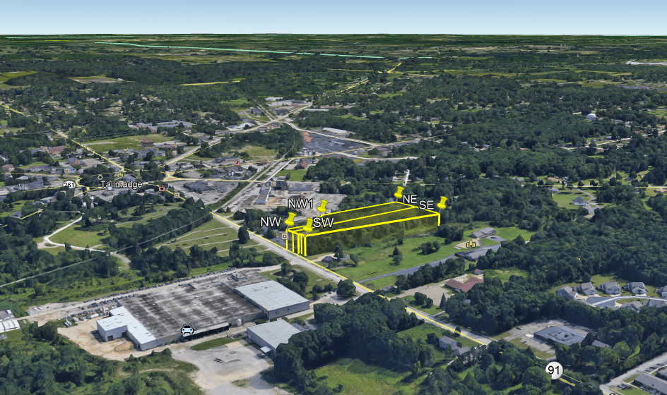 2.88 Commercial Acres Near Downtown Tallmadge, Ohio 14,900 JM Land